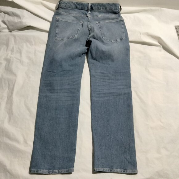 H&M Straight Regular Fit Coupe Droite Standard Denim Jeans Blue Men 32x30 - Picture 7 of 8